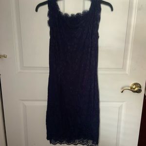Soieblu Navy Lace Dress